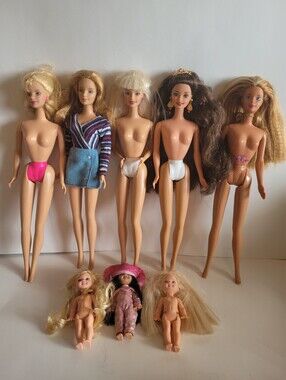 Vintage Barbie & Kelly Doll Lot Mattel Dolls Y2K